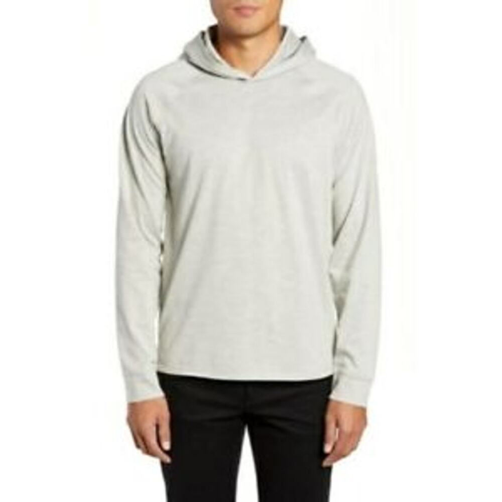 Vince‎ Gray Pullover Hoodie Sweatshirt Raglan Long Sleeves Size Medium